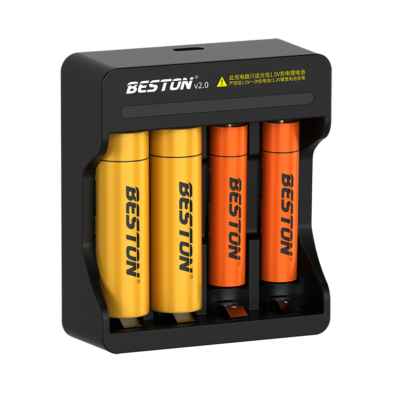 Beston 1.5V AA/AAA Rechargeable Lithium Battery Charger