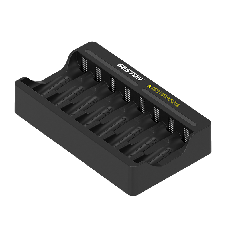 BESTON high quality 8 slot 1.5 LI-ion lithium battery smart charger fast charger
