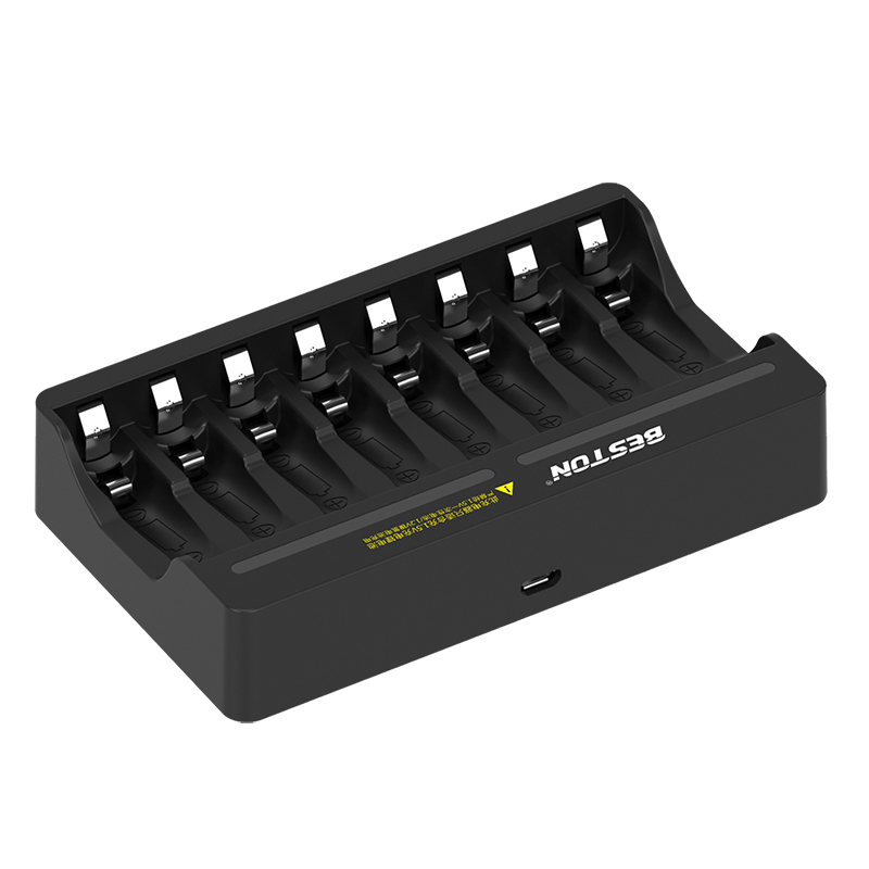 BESTON high quality 8 slot 1.5 LI-ion lithium battery smart charger fast charger