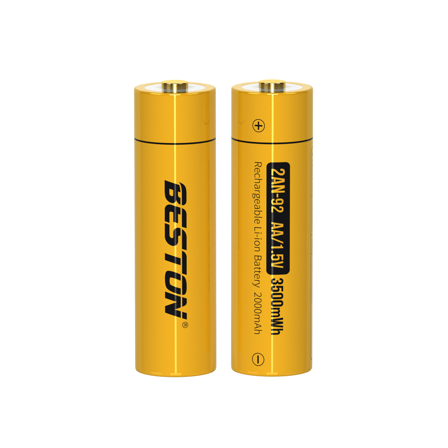 百斯顿 1.5V AA 可充电锂电池 3500mWh