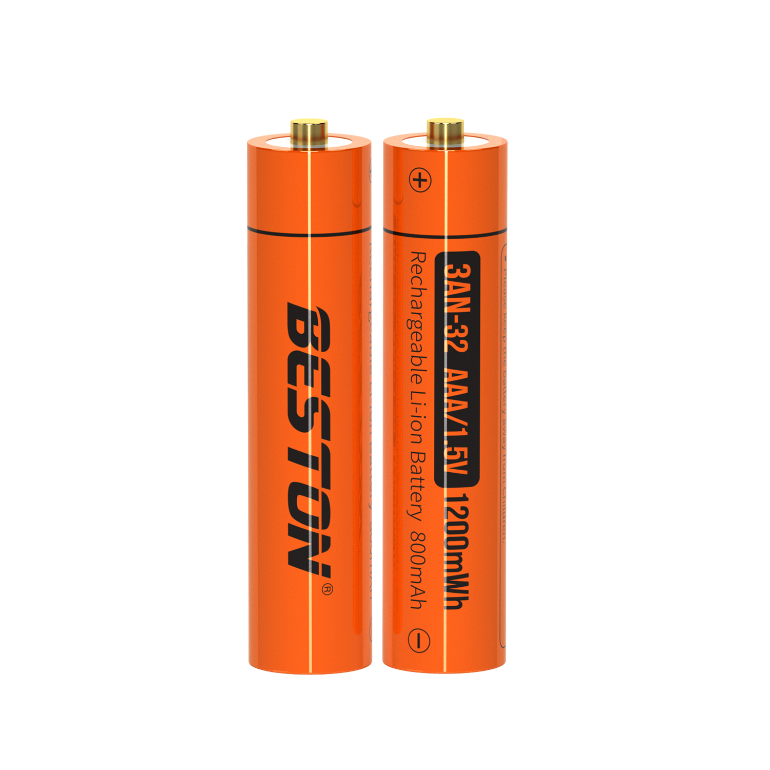 百斯顿 1.5V AAA 可充电锂电池 1200mWh