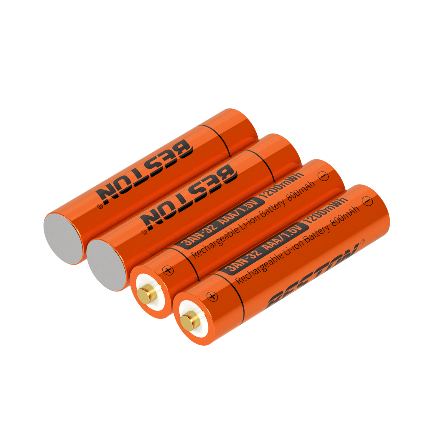 百斯顿 1.5V AAA 可充电锂电池 1200mWh