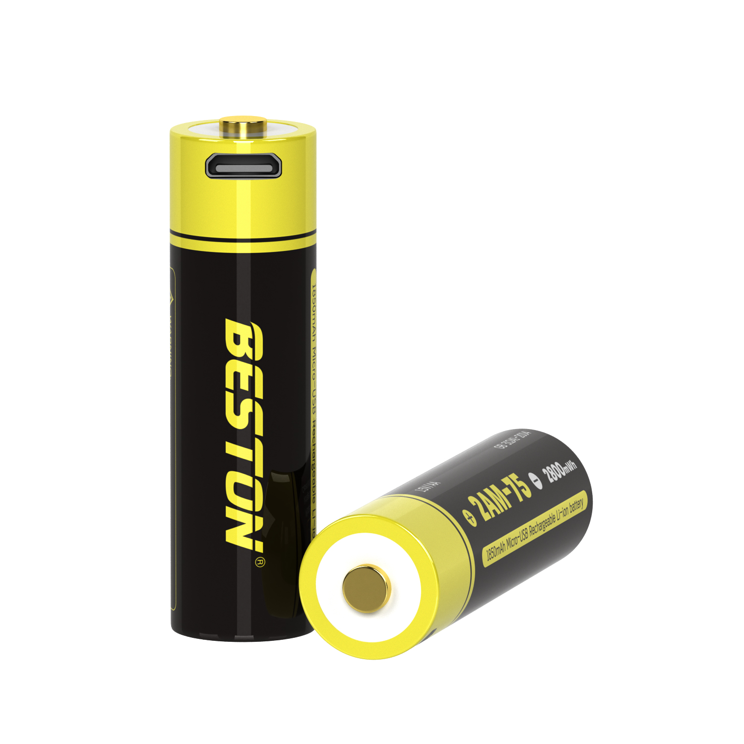 百斯顿 USB 1.5V AA 可充电锂电池 AA2800mWh