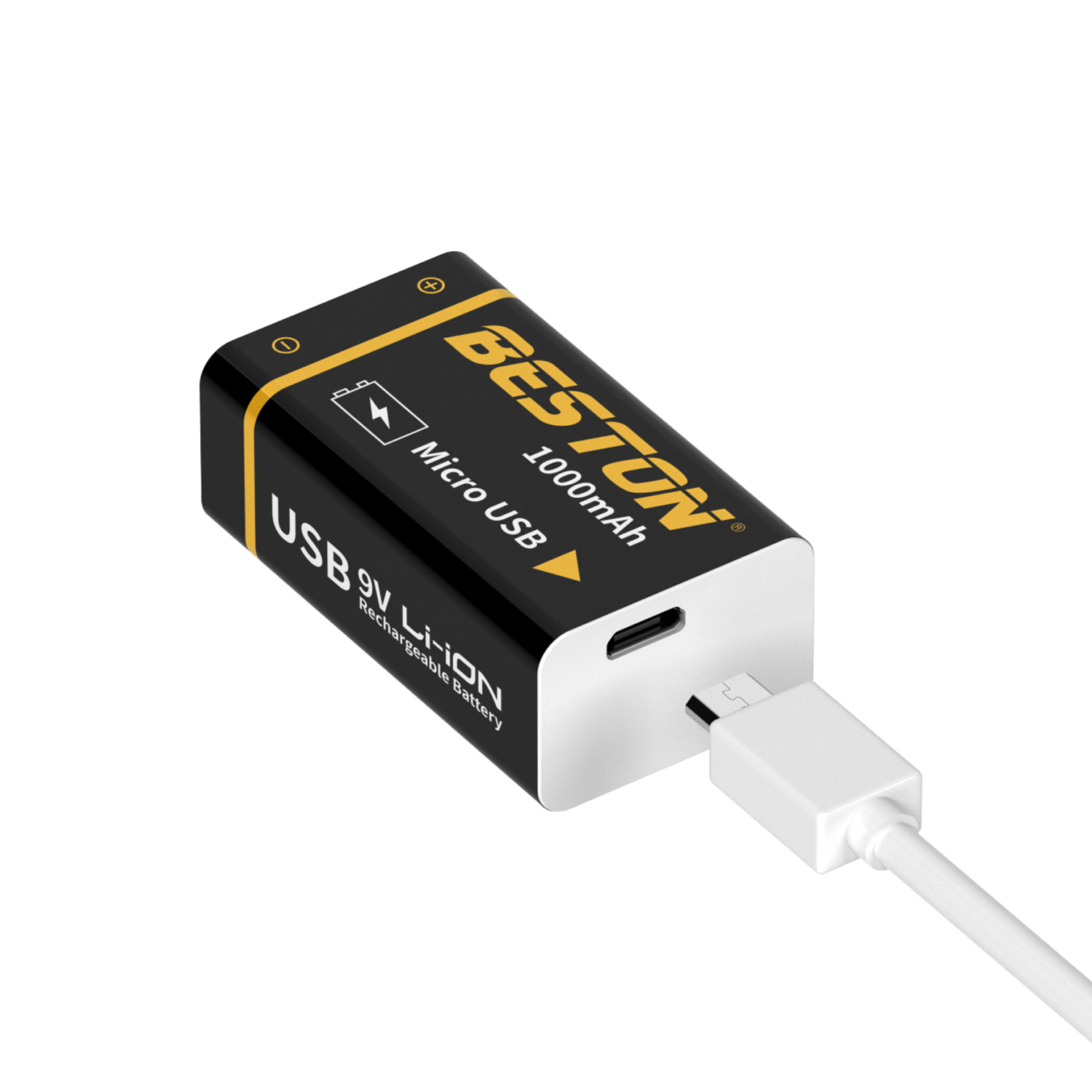 百斯顿 USB 9V 1000mAh 可充电锂电池