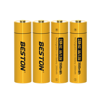 百斯顿 1.5V AA 可充电锂电池 3500mWh