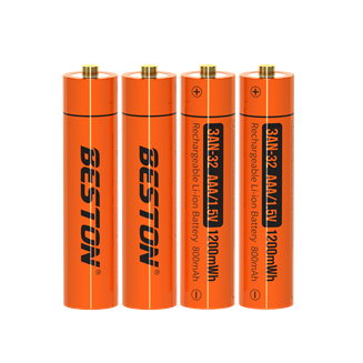 百斯顿 1.5V AAA 可充电锂电池 1200mWh