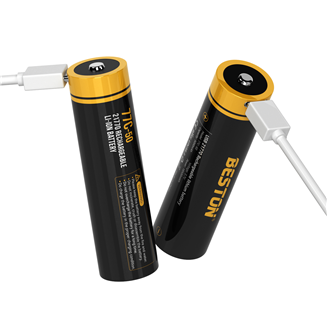 百斯顿 USB 3.7V 21770 可充电锂电池 5000mAh