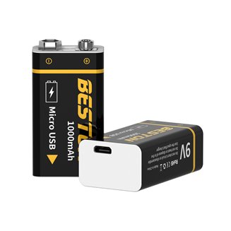 百斯顿 USB 9V 1000mAh 可充电锂电池